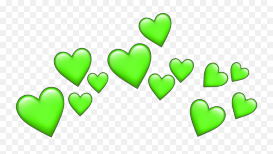 Heart Emoji Verde Green - Yellow Hearts Emoji,Heart Emoji Tumblr