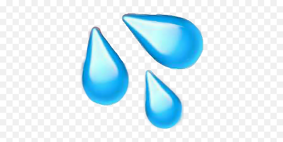 Wetemoji Emoji Wet Raindrop Drop Rain Blue Blueraindrop - Ios Raindrop Emoji,Wet Emoji