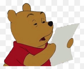 Winniethepooh Disney Cute Meme Confused Freetoedit - Winnie The Pooh Squinting Meme Emoji,Confused Emoji Meme