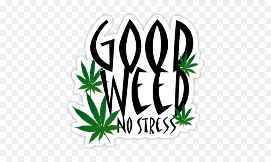 Good Weed Sticker - Marijuana Leaf Emoji,Weed Plant Emoji