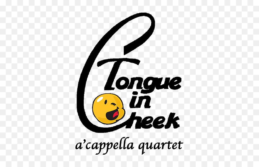 Tongue In Cheek Acappella Quartet - Carré Rouge Étudiant Emoji,Tongue In Cheek Emoticon