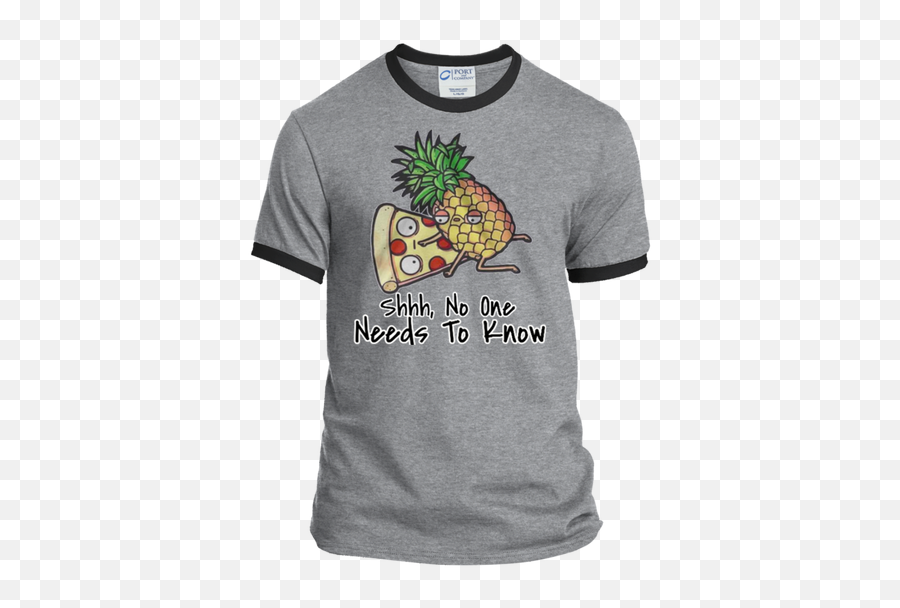 Pineapple Pizza Love Hoodie Slimfit Tn11189 - Shalamon Ringer Emoji,Emoji Shhh