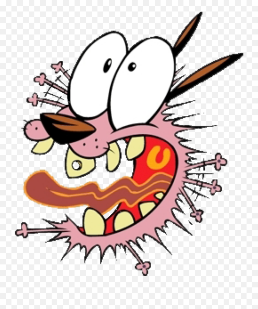 Courage The Cowardly Dog Coragem O Cao - Courage Png Emoji,Courage Emoji