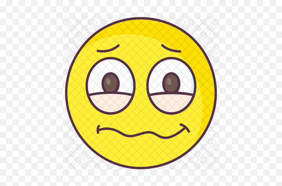 Nervous Emoji Emoji Icon - Nervous Emoji,New Crown Emoji