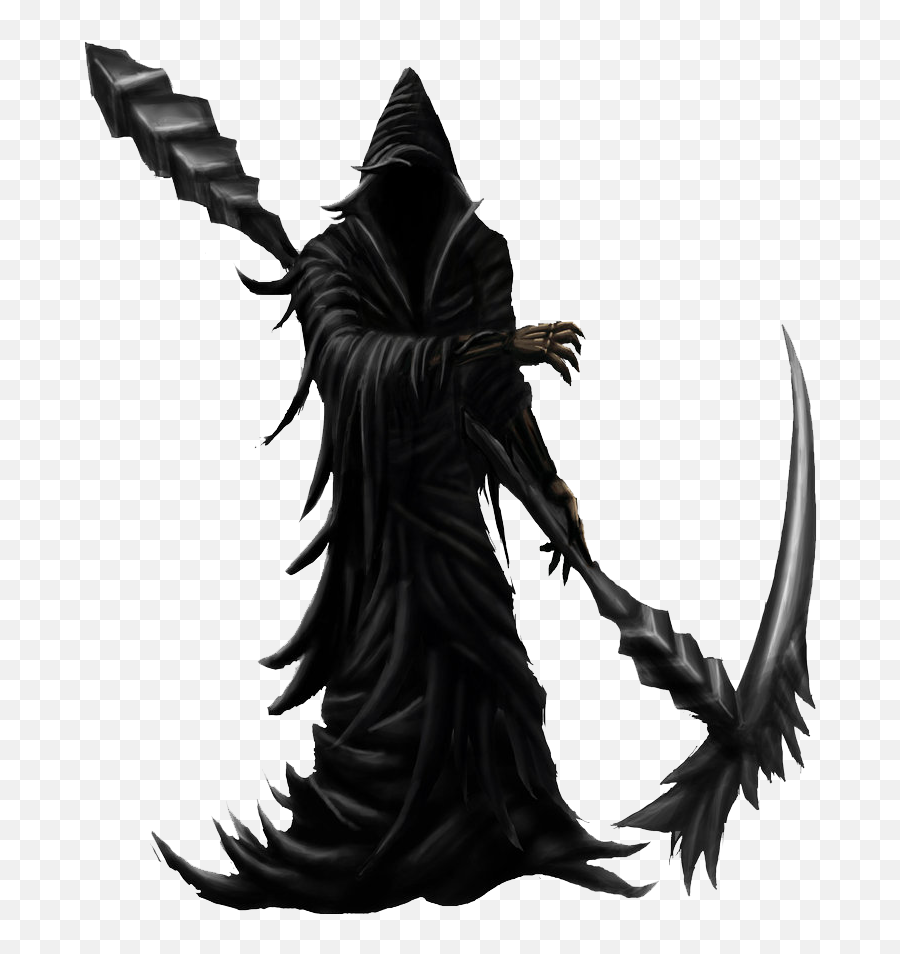 Halloween October Scary Spooky Reaper Grimreaper Freeto - Grim Reaper Png Transparent Emoji,Grim Reaper Emoji