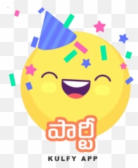Party Sticker - Emoji Text Stickers Celebrate Kulfy Unicorn Svg,Celebration Emoji