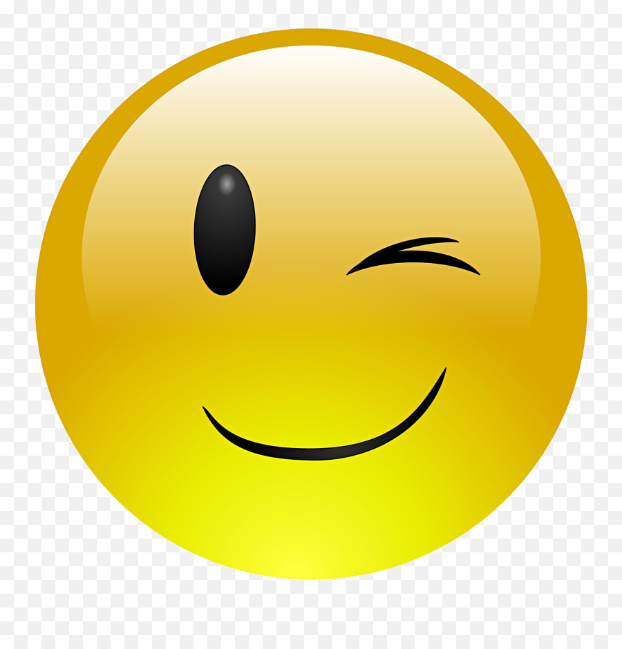 Emoji Face Clipart - Winking Smiley Face Emoji,Smiley Emoji