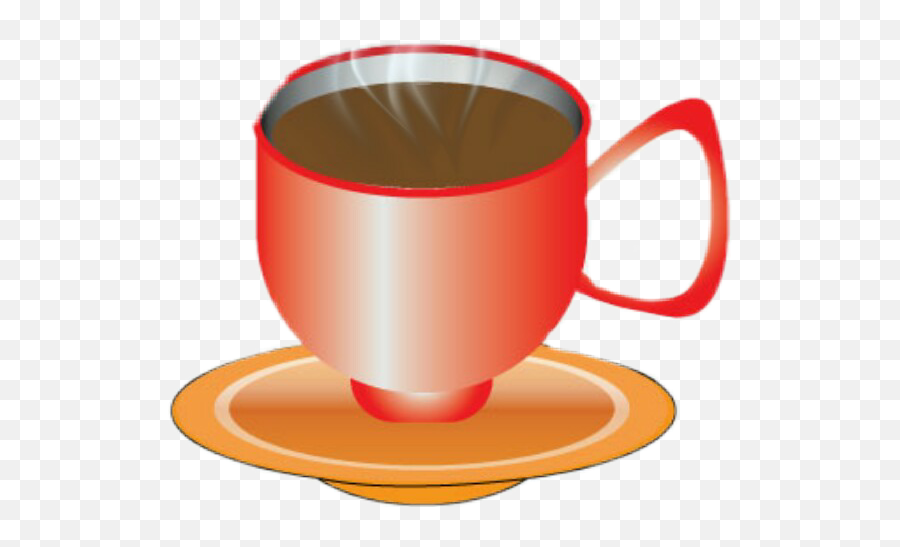 Coffee Mug Sticker By Mdalmamon7 - Saucer Emoji,Coffee Mug Emoji