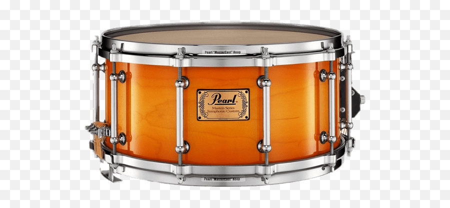 Download Orange Snare Drum Transparent Png - Concert Snare Pearl Symphonic Snare Drum Emoji,Drum Roll Emoji