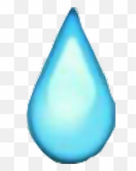 Sticker Tumblr Emoji Blue Water Drop - Shell,Water Drop Emoji