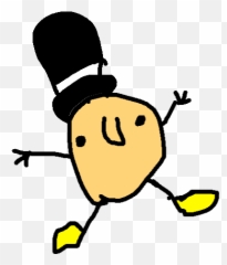 Chicken Nugget Dress Up 1 - With A Top Hat Emoji
