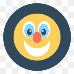 Clown Funny Png Icon - Funny Circle Icon Emoji,Clown Emoticon