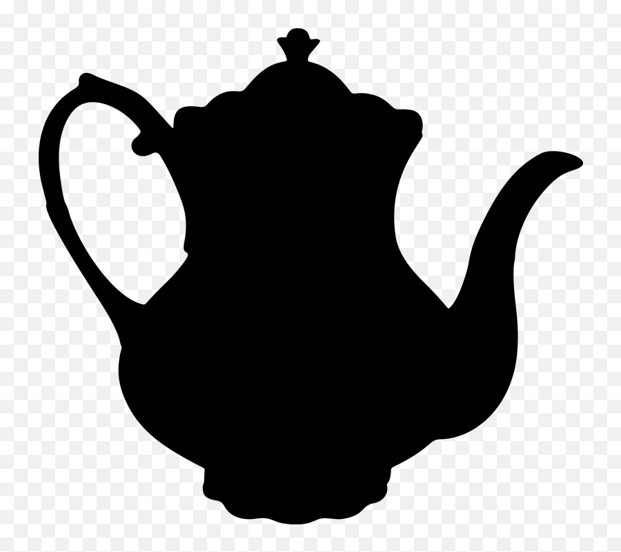 Free Tea Coffee Vectors - Teapot Silhouette Clip Art Emoji,Trophy And Cake Emoji