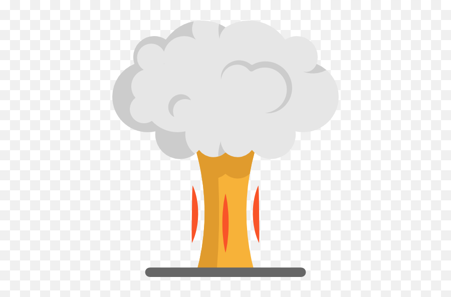 Explosion Icon At Getdrawings - Explosion Flat Png Emoji,Nuclear Bomb Emoji