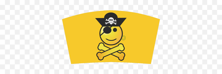 Pirate Emoticon - Cartoon Emoji,Hat Tip Emoji