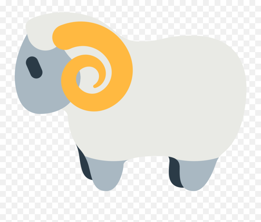 Fxemoji U1f40f - Ram Emoji,Goat Emoji