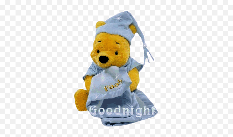 Teddy Bear Stickers For Android Ios - Good Night Pooh Bear Emoji,Teddy Bear Emoticon