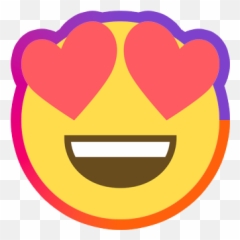 Relacionarse En Las Redes Sociales - Love Face Png Emoji