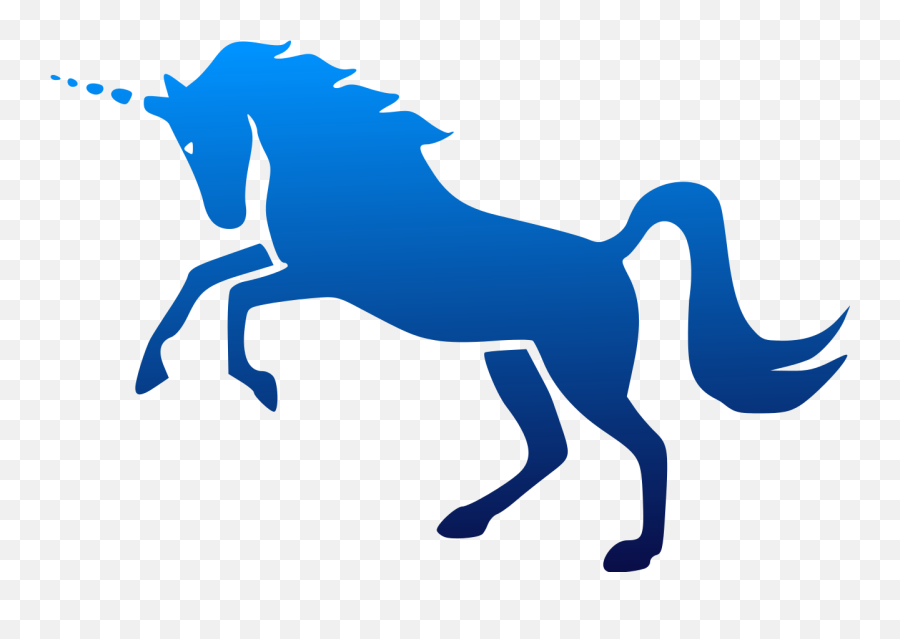 Visible Blue Unicorn Sinister - Invisible Pink Unicorn Emoji,New Unicorn Emoji