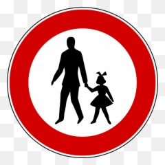 Italian Traffic Signs - Pedestrian Emoji
