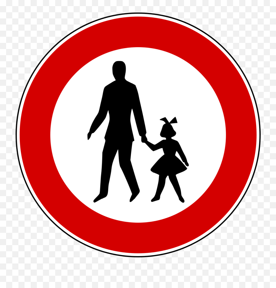 Italian Traffic Signs - Pedestrian Emoji,Italian Emoji