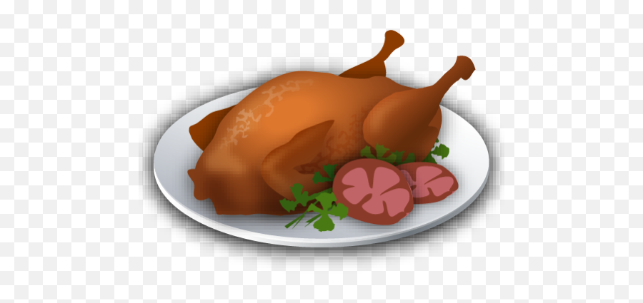 Recipe Chicken Icon Emoji,Chicken Dinner Emoji