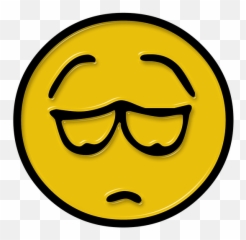 Person Smile Sorrow - I M Upset Emoji