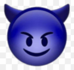 Iphone Blue Heart Emoji - Emojis De Diablo