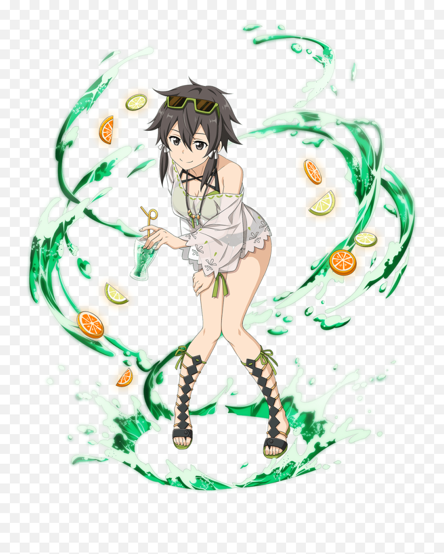 Saosinon Anime Sinon Ggo Sao Sao2 - Sword Art Online Memory Defrag Sinon Emoji,Sword Art Online Emojis