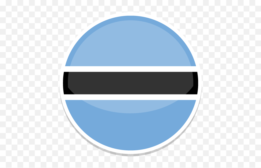 Botswana Icon - Round Botswana Flag Png Emoji,Botswana Flag Emoji