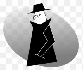 Spy Silhouette - Spy Creative Commons Emoji,Witch Hat Emoji