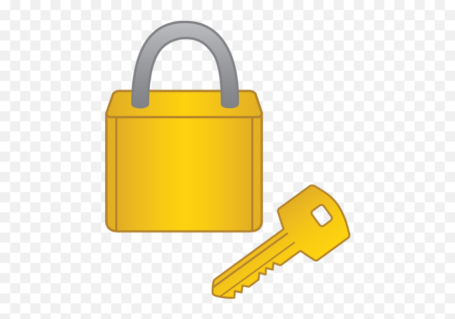Brass Lock And Key - Lock And Key Clip Art Emoji,Lock And Key Emoji