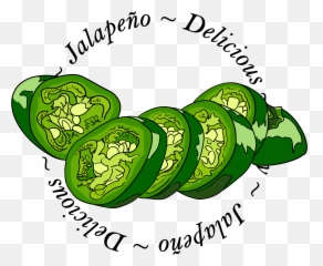 Jalapeno Chili Pepper Spicy Slices - Jalapeño Transparent Clipart Png Emoji