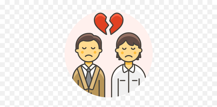 Breakup Couple Gay Free Icon Of Lgbt Illustrations - Break Up Couple Png Emoji,Gay Couple Emoji
