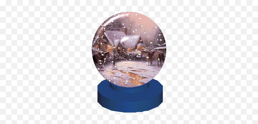 Top Winter Snow Stickers For Android U0026 Ios Gfycat - Snow Globe Gif Transparent Emoji,Snowing Emoticon