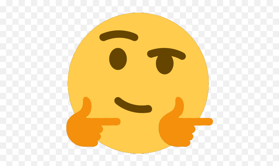 Discord Thinking Emoji,Finger Guns Emoji