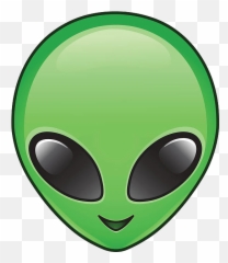 Green Clipart Alien - Clipart Alien Emoji,Green Alien Emoji
