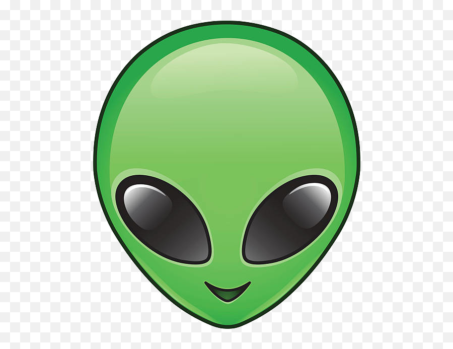 Green Clipart Alien - Clipart Alien Emoji,Green Alien Emoji