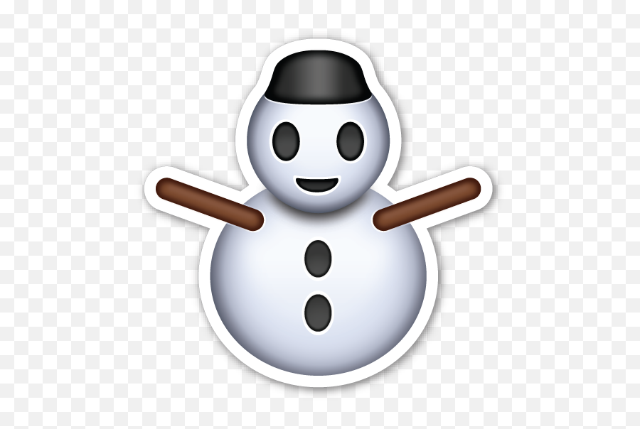 Snowman Without Snow - Christmas Snowman Emoji Png,Emojis For Second World War