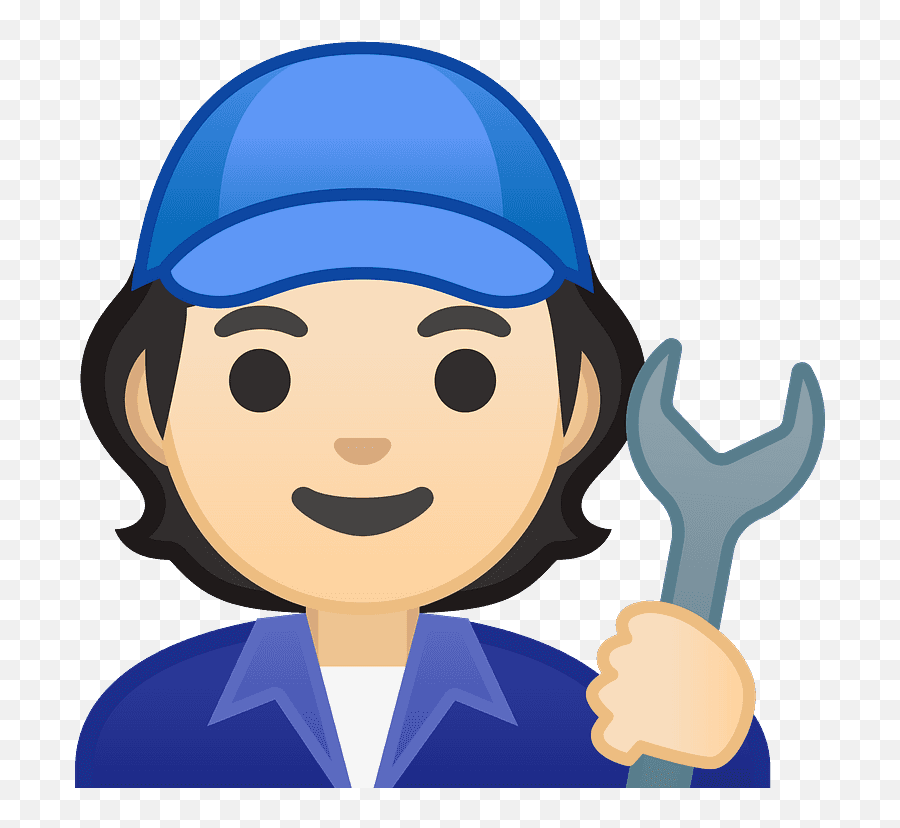 Mechanic Emoji Clipart - Mechanic,Plumbing Emoji