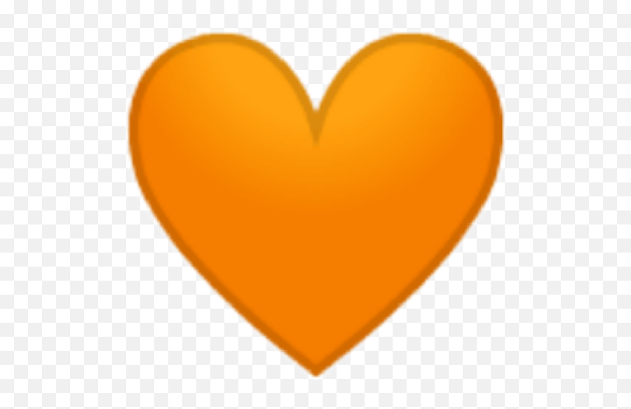 Huawei Sticker - Emoji Heart Icon Orange,Huawei Emojis