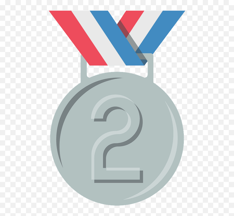 2nd Place Medal Emoji Clipart Free Download Transparent - Clip Art 1st Place Medal,Teal Ribbon Emoji