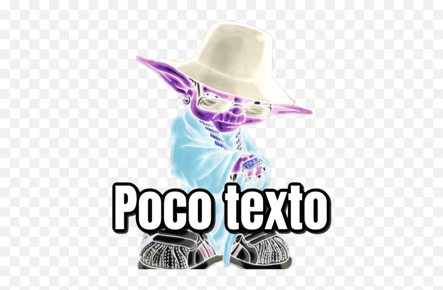 Yoda Mucho Texto - Poca Escuela Meme Emoji,Emoticonos Para Twitter