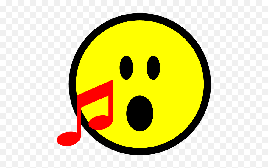 Emoji Sing Singing - Thanks For Watching Tornadoes,Music Note Emoji