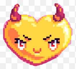 heart devilhorns Sticker by p - Happy Emoji