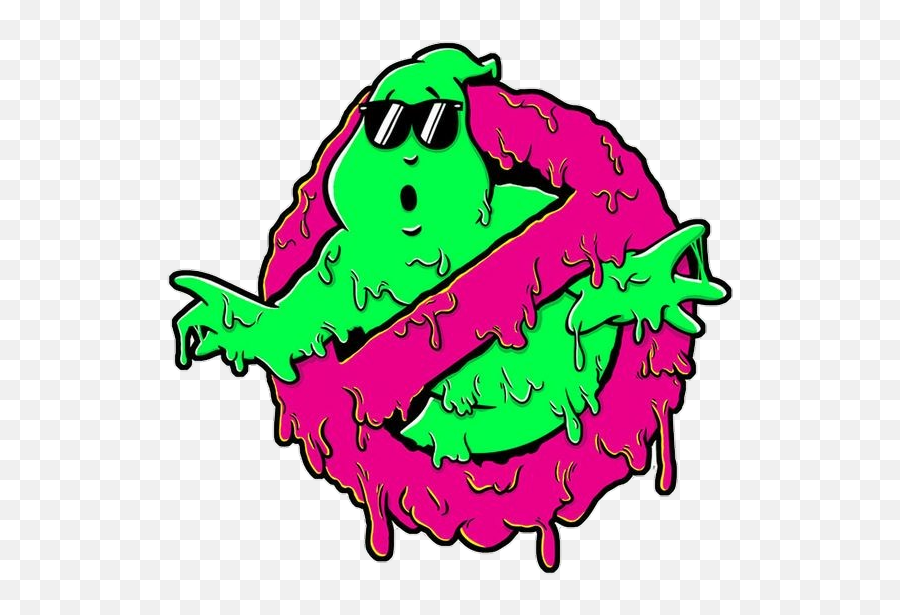 Ghostbusters Ghost Movies Movie Sticker - Pink Ghostbusters Logo Emoji,Ghostbuster Emoji