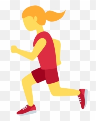 Twemoji12 1f3c3 - Woman Running Emoji,Shoe Emoji