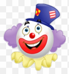 Danger Clown - Clown Smiley Face Emoji,Clown Emoticon