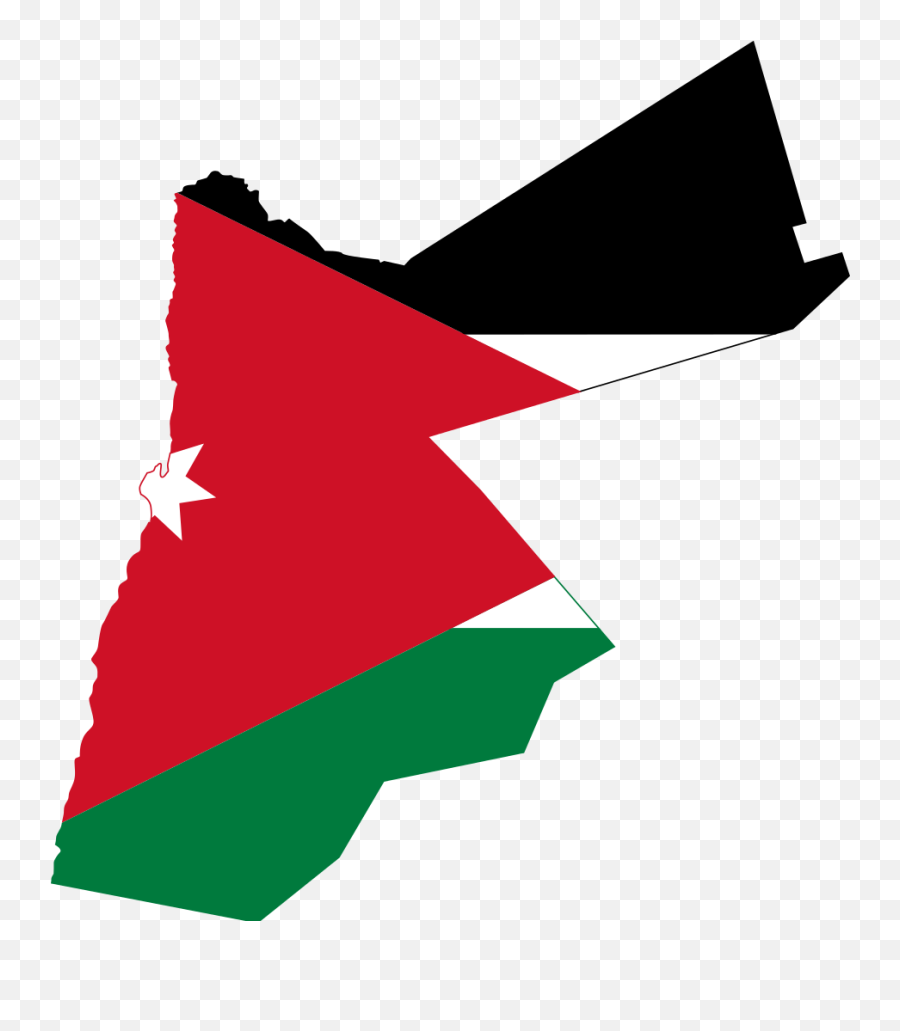Jordan Svg File Transparent Png - Jordan Flag Map Emoji,Jordan Flag Emoji