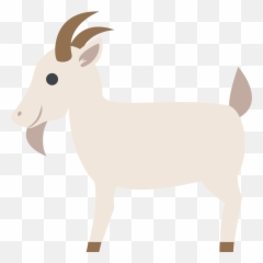 Emojione 1f410 - Goat Emoji Transparent,Goat Emoji